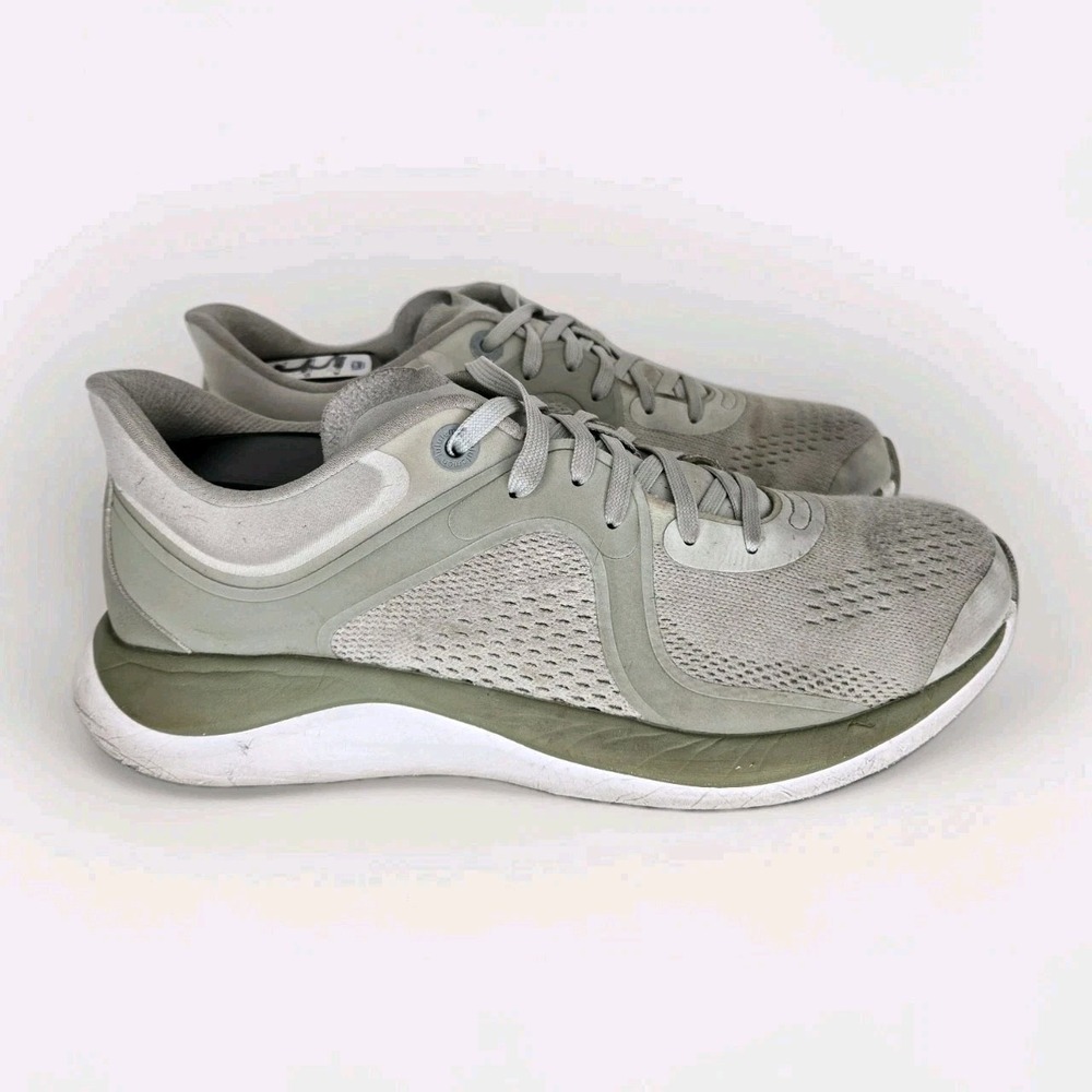 Lululemon Chargefeel Workout Low Athletic Shoes Women's Sz 9 Sage Green Trainer‎